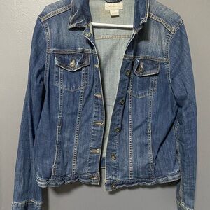 Liz Claiborne Classic Blue Denim Jacket